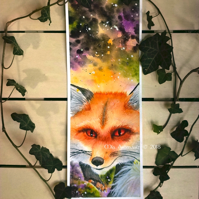Spying Fox by Mia Arsenault © 2018